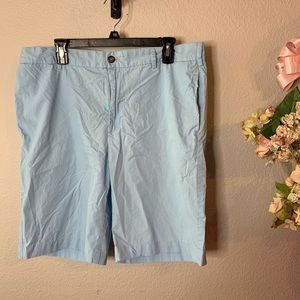 Izod Flat Front Bermuda Shorts